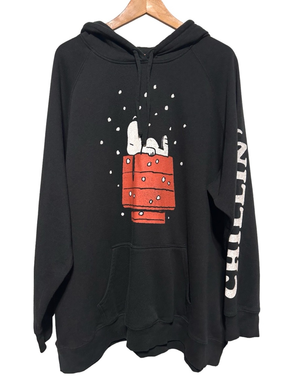 PEANUTS Snoopy Christmas Hoodie Cozycore Cartoon Oversized Fleece